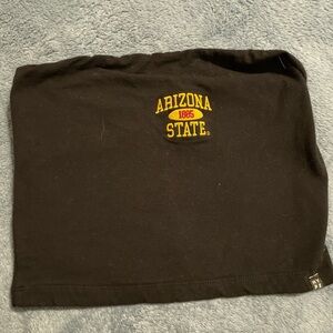 Arizona Love Black Tube Top with Yellow & Red Embroidery